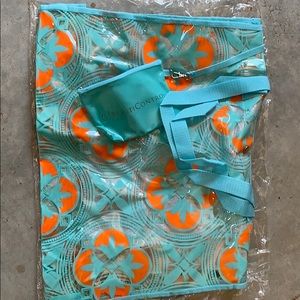 Brand new BeautiControl vinyl beach bag